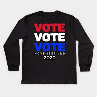 Vote 2020 - US Presidential Election Kids Long Sleeve T-Shirt